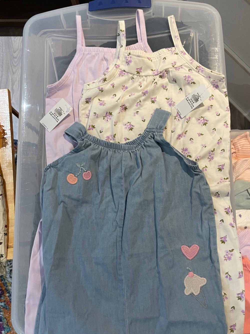 3 one-piece cotton coveralls